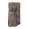 Brown MGO Modern Farmhouse Garden Sculpture, 16" x 16" x 10"
